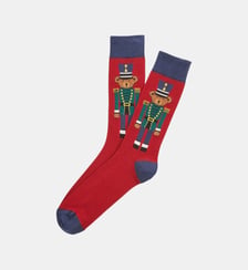 Chaussettes en coton - Teddy Casse-noisette Bordeaux Arthur