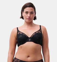 Soutien-gorge spacer plongeant broderie florale Chantelle