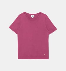 T-shirt manches courtes col rond uni MELINDA La Petite Etoile