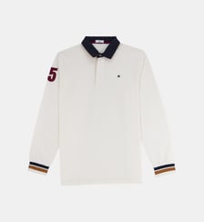 Polo de rugby manches longues Look Serge Blanco