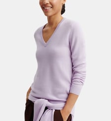 Pull droit en cachemire 2 fils  Bompard