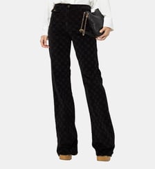 jean flare en velours - anna Gerard Darel