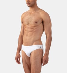 Slip de bain coupe ajustée uni Ron Dorff