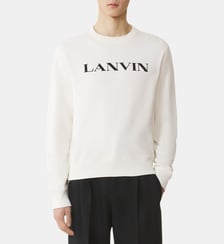 Sweatshirt Brodé Lanvin En Coton Lanvin