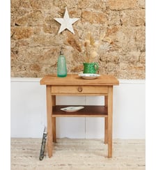 Table d'appoint en bois Francine N°1024- Produit chiné Debongout
