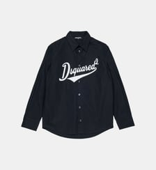 Chemise à manches longues avec logo Dsquared2