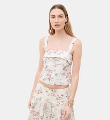 Chemise clydia - Motif imprimé - Coton Caroll