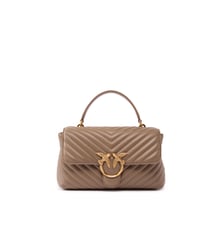 Sac à main lady love bag puff moyen en cuir nappa à chevrons Pinko