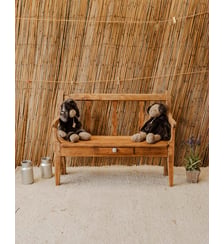Banc en bois Antoine N°522- Produit chiné Debongout