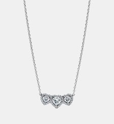 Collier Trilogie de Cœurs Halo Pandora