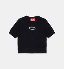 Pull col rond avec logo Oval D Diesel Kids