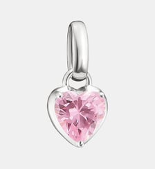 Pendentif Charm cœur pierre de naissance Janvier Connect Thomas Sabo