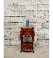 Table de chevet en marbre Odile N°401- Produit chiné Debongout