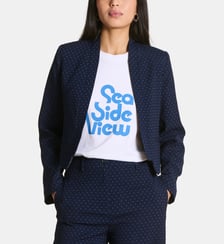 Veste courte en jacquard La Fée Maraboutée
