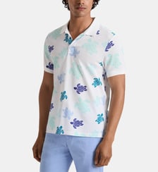 Polo en coton piqué Ronde des Tortues Multicolores Vilebrequin