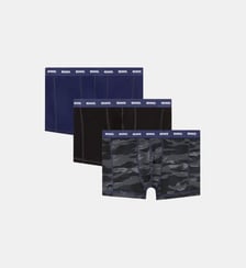 Lot de trois boxers unis et motif camouflage Diesel