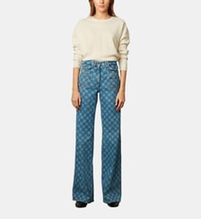 Jean flare à monogramme - ANNA Gerard Darel