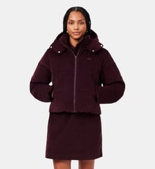Doudoune velours côtelé duvet relaxed fit Lacoste