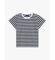 t-shirt Brando rayé blanc et noir Agnès b.