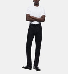 Pantalon droit en twill de coton Fursac