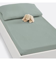 Drap-housse bébé gaze de coton uni La Redoute Interieurs