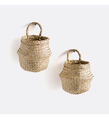 Lot de 2 paniers muraux en herbier La Redoute Interieurs