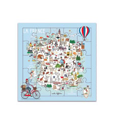 Carte Puzzle La France Cartesdart
