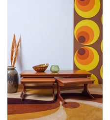 Tables gigognes scandinaves Barbara N°127- Produit chiné Debongout