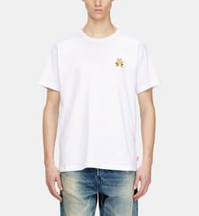 T-shirt avec imprimé grenouille et logo Diesel