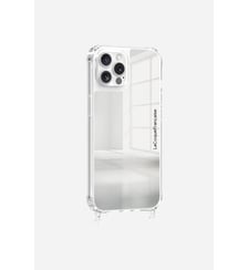 Coque de téléphone miroir anti-choc avec anneaux pour iPhone 12 / 12 Pro La Coque Française