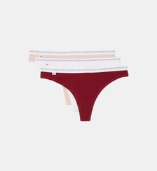 Lot de 3 strings coton stretch Lacoste