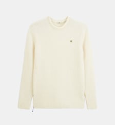Pull Murray laine effet bouclette col rond Serge Blanco