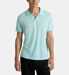 Polo en jersey de lin uni Vilebrequin