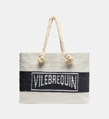 Sac de plage en coton tissé Vilebrequin Vilebrequin