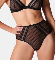 Culotte taille haute - Noir Simone Pérèle