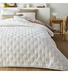 Couvre lit boutis matelassé brodé La Redoute Interieurs