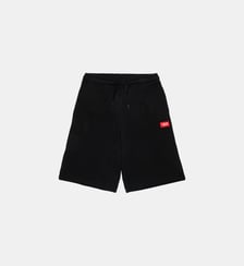 Short en molleton avec logo Diesel Kids