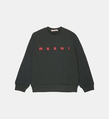 Sweat-shirt à col ras du cou avec logo Marni Marni