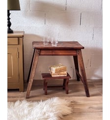 Table d'appoint en bois  Francine N°332- Produit chiné Debongout