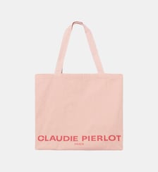 Grand Tote Bag signature coton mélangé Claudie Pierlot