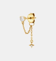 Puce Intuition Pierre de Lune Nebuleuse Bijoux