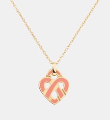 Pendentif Cœur Entrelacé Émail Poiray