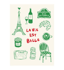 Poster Rio Soley - La Vie Est Belle - Paris Poster Poster & Frame