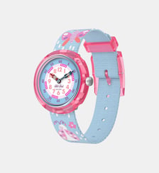 Montre Spring has sprung Bleu clair, Blanc FBNP253 Flik Flak
