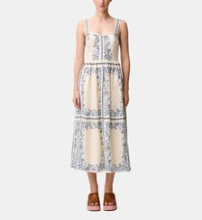 Robe lin imprimée Claudie Pierlot