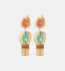 Boucles d'oreilles clips   - Soleil Satellite