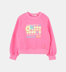 Sweat-shirt teinté en molleton Billieblush