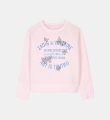 Sweat-shirt en molleton Zadig&Voltaire Kids