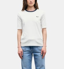 T-shirt en coton bicolore - BESS Gerard Darel