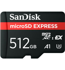 Carte Micro SD EXPRESS 512GB SWITCH Sandisk